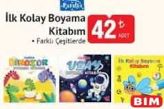 PARILTI İLK KOLAY BOYAMA KİTABIM